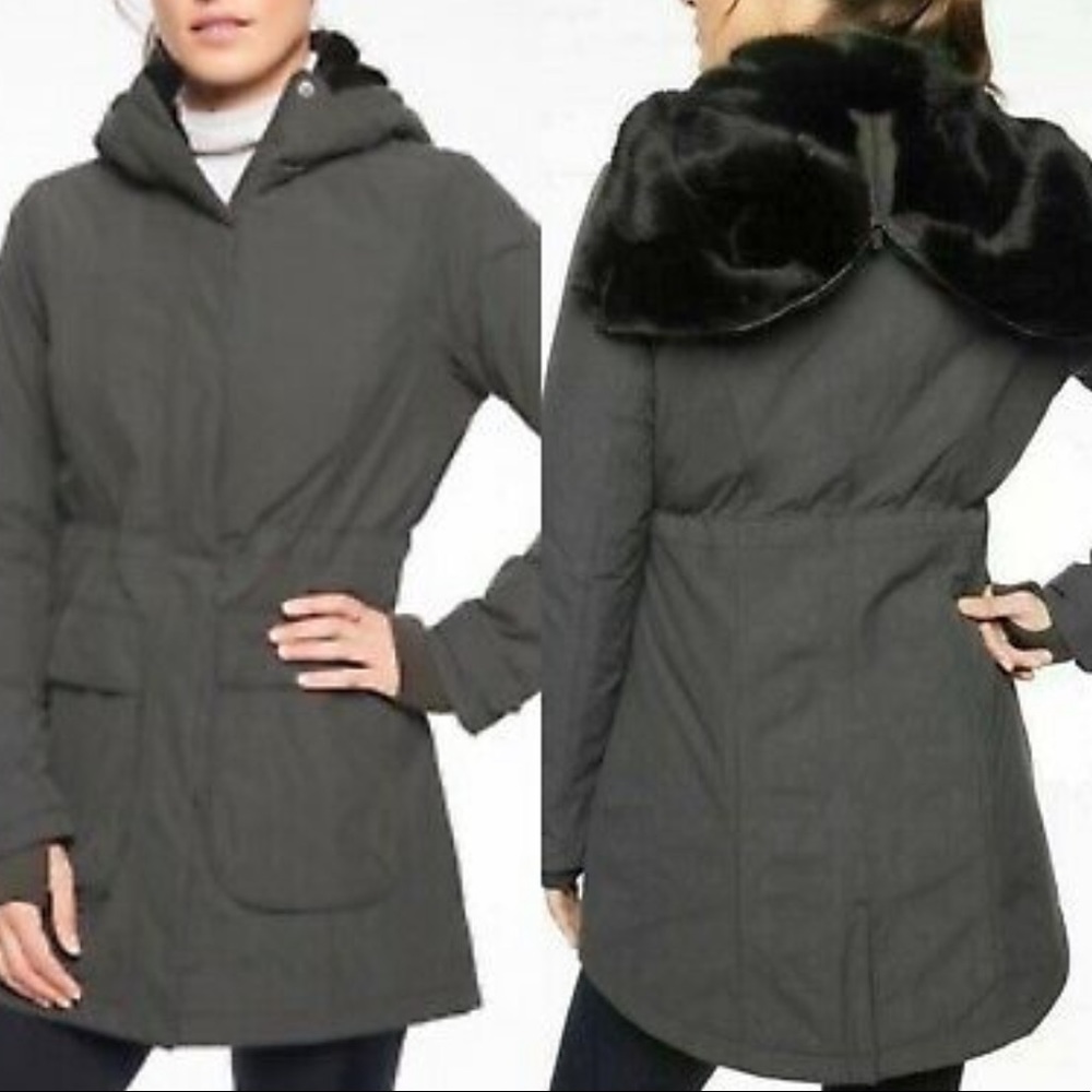 Athleta District Parka Coat Primaloft XS
